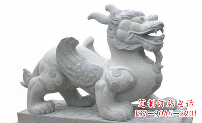 湖北仿古貔貅古代神兽石雕