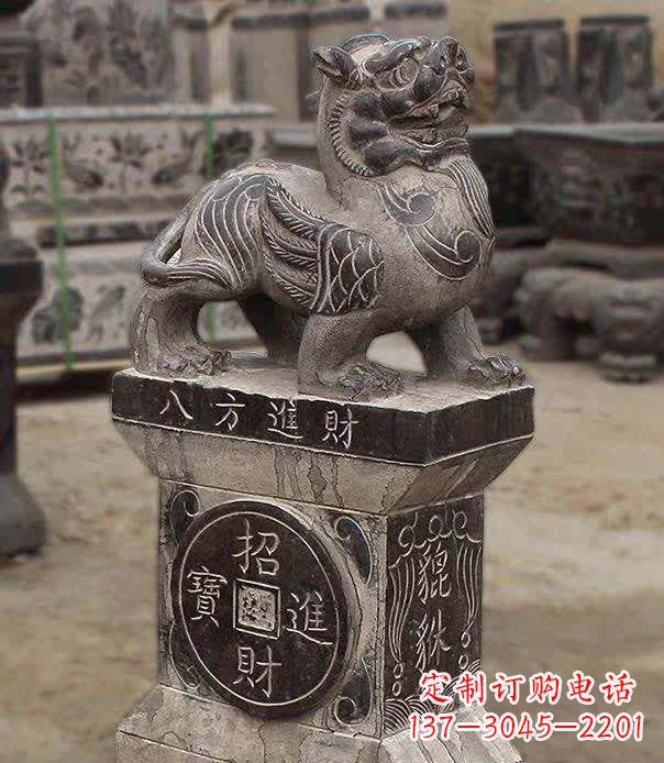 湖北仿古石雕貔貅 雕塑,带您走进神秘的古代世界
