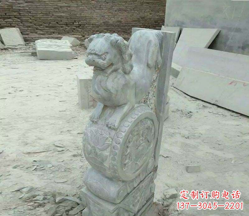 湖北精美石门墩雕塑,缔造绝色佳作