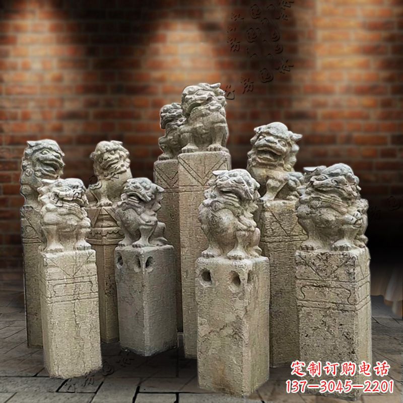 湖北仿古栓马雕塑