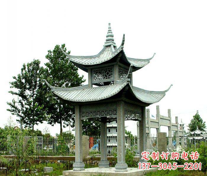 湖北中领雕塑凉亭雕塑雕刻精美,展示经典