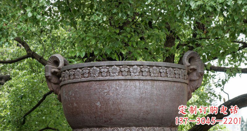 湖北中领雕塑仿古水缸铜雕