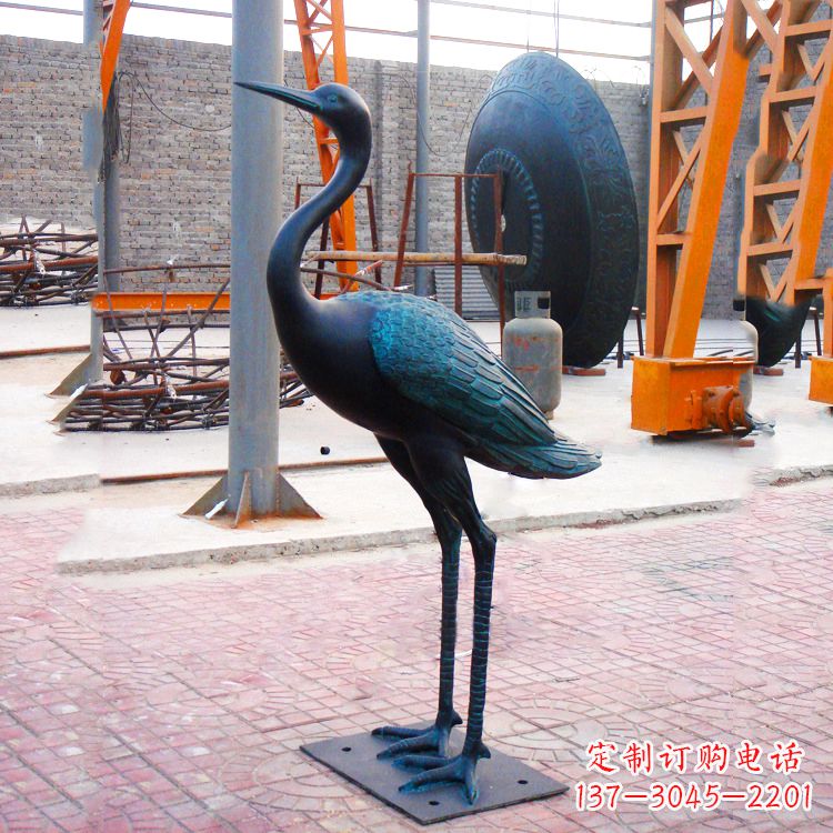 湖北仿古仙鹤雕塑