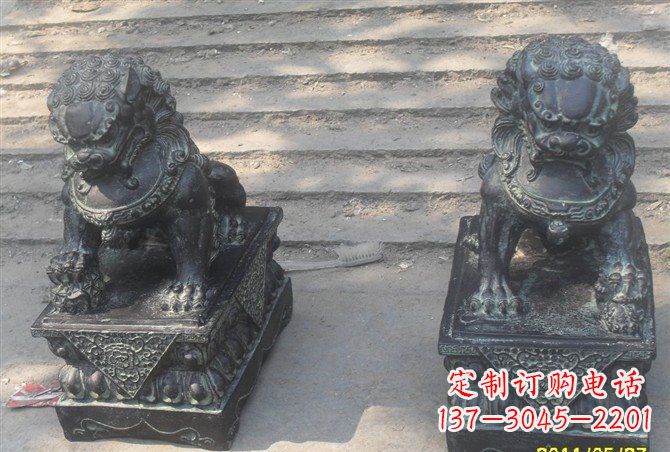 湖北仿古铸铜狮子雕塑