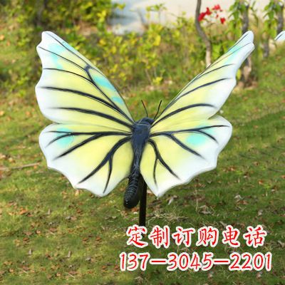 湖北色彩丰富的仿真蝴蝶雕塑