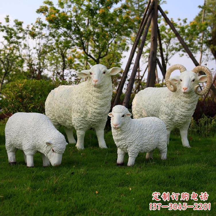 湖北精美玻璃钢动物雕塑