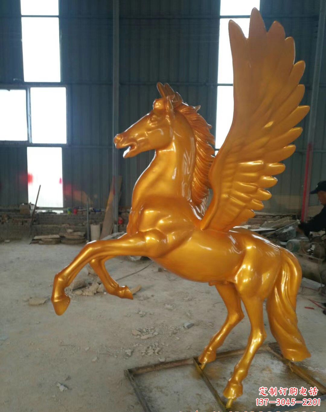 湖北飞马铜雕——精美的马雕塑