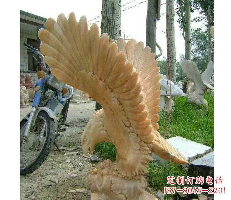 湖北精美老鹰雕塑,让你的室内装饰更加完美