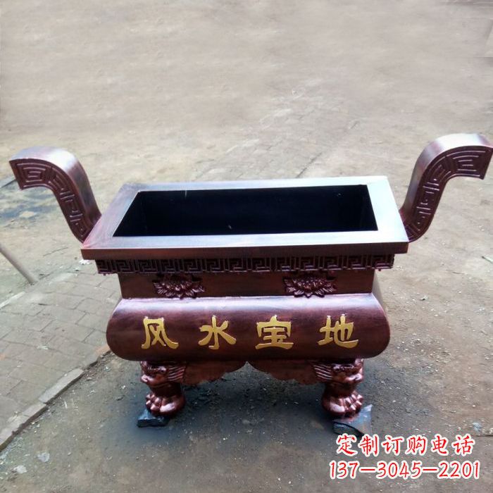 湖北精美香炉铜雕