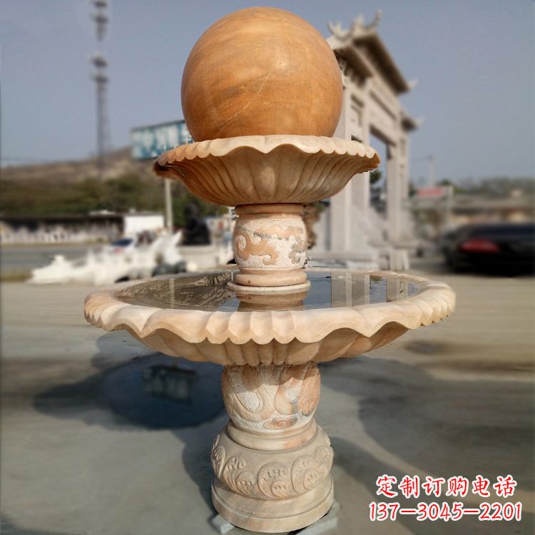 湖北风水球石雕塑