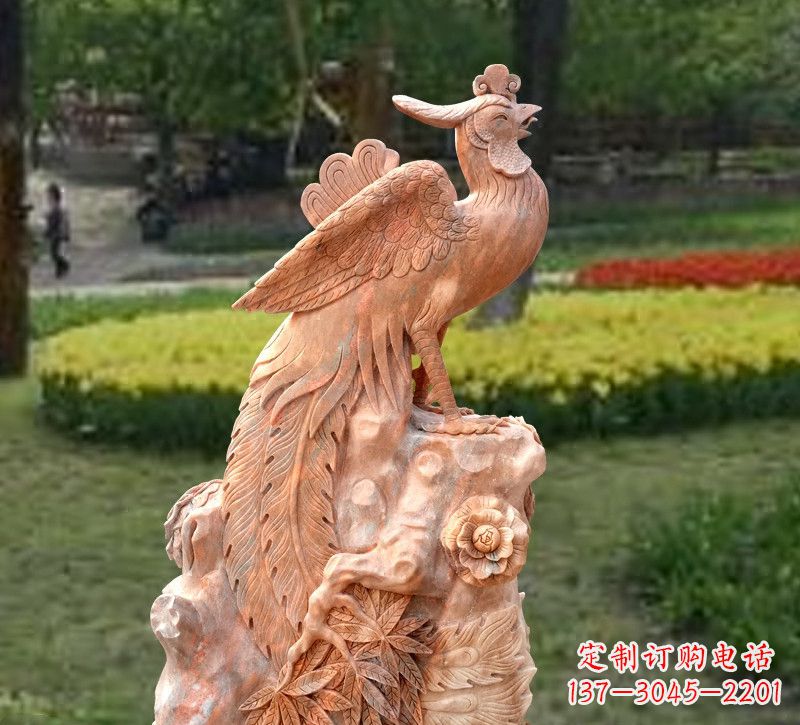 湖北凤凰神鸟公园景观雕塑雕塑摆件