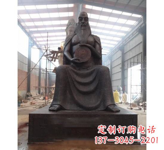 湖北伏羲铜雕