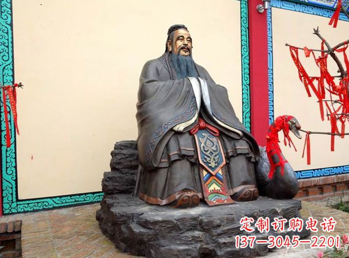 湖北浮雕孔子行教
