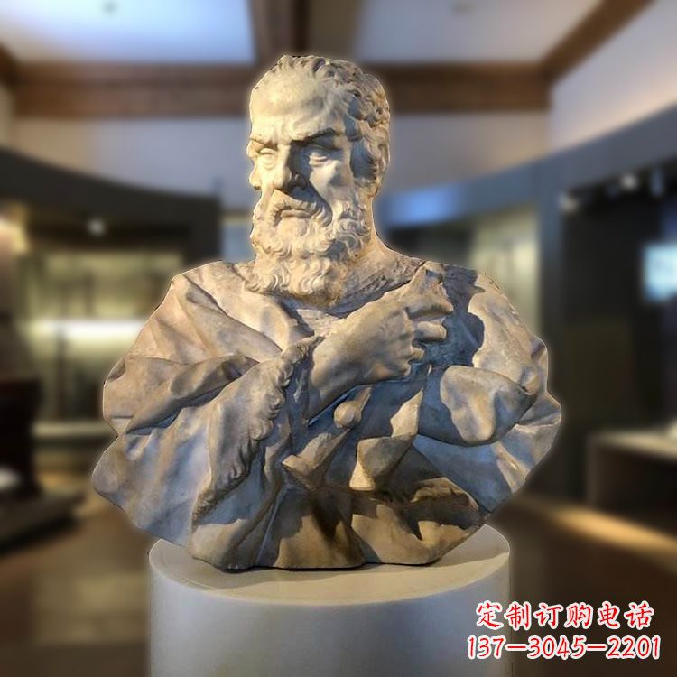 湖北伽利略头像雕塑--精致定制