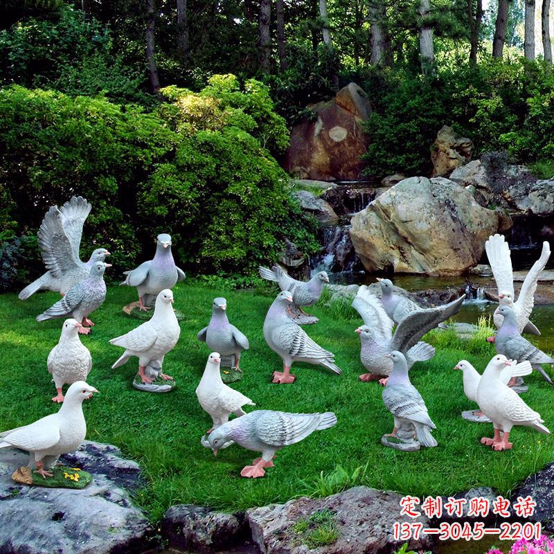 湖北鸽子不锈钢雕塑