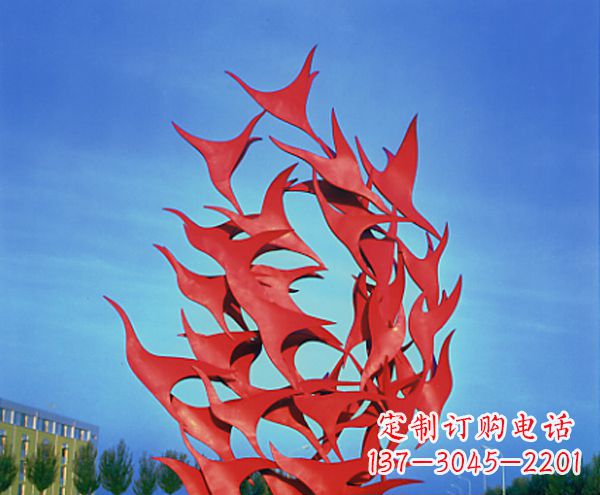 湖北立体不锈钢大雁雕塑