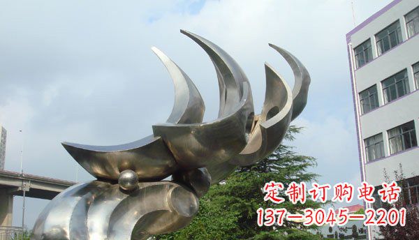 湖北中领雕塑出品不锈钢海鸥雕塑