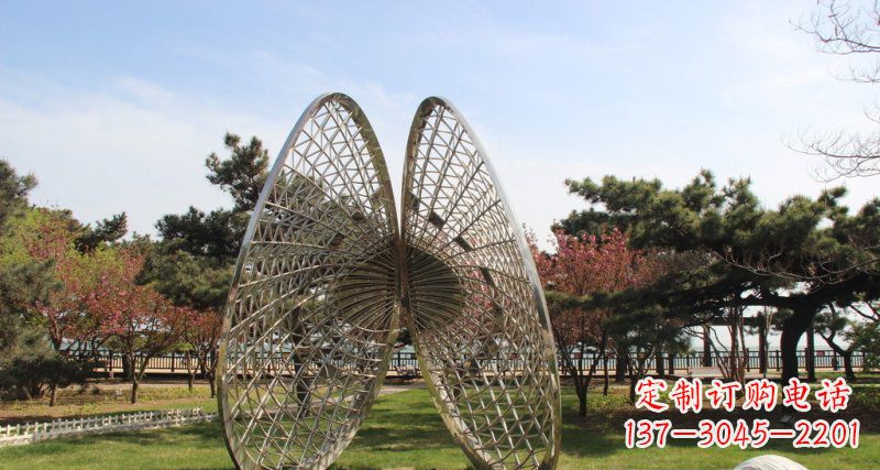 湖北做工细腻的不锈钢抽象雕刻扇贝雕塑