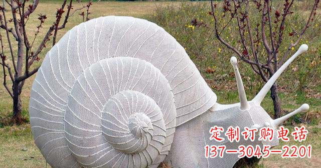 湖北抽象不锈钢蜗牛雕塑
