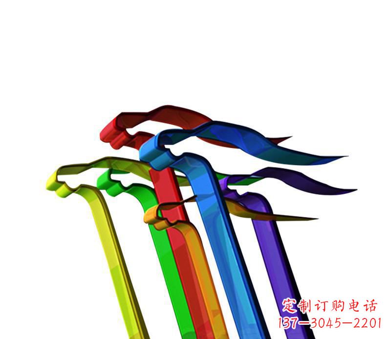 湖北欣赏性强的不锈钢飞翔飘带景观雕塑