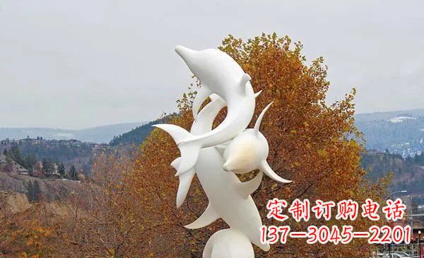湖北山东中领雕塑海豚雕塑让自然之美悠然而生