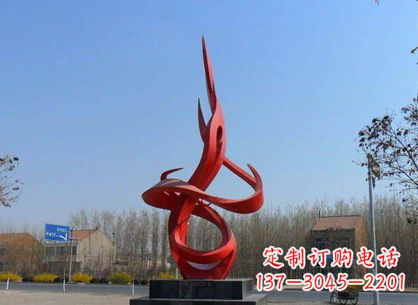 湖北不锈钢火苗经典建筑雕塑