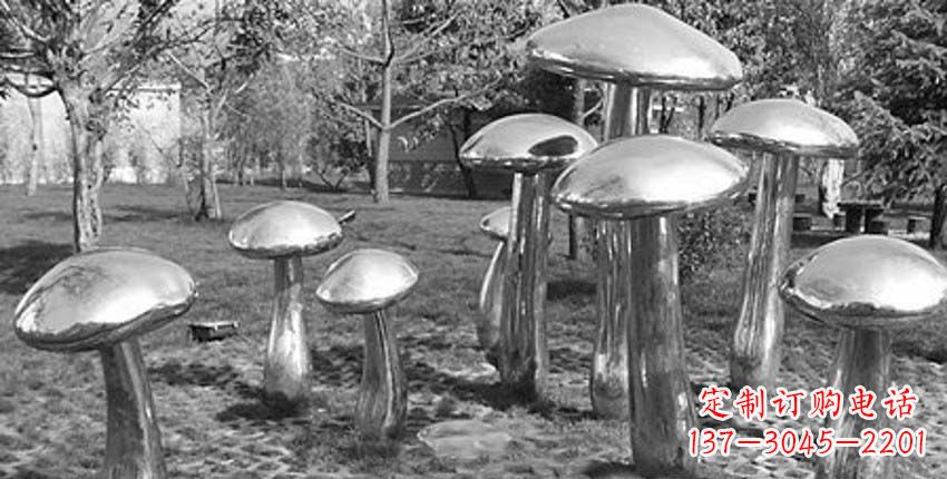 湖北萌芽之美,蘑菇景观雕塑