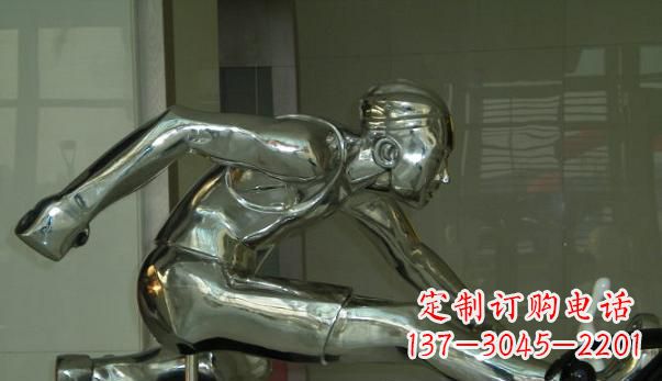 湖北不锈钢运动员雕塑