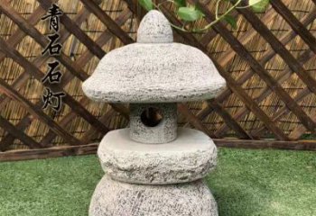 湖北精美仿古石灯公园照明灯石雕