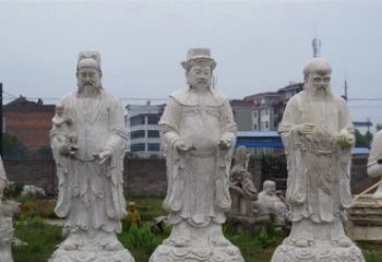 湖北福禄寿神像石雕