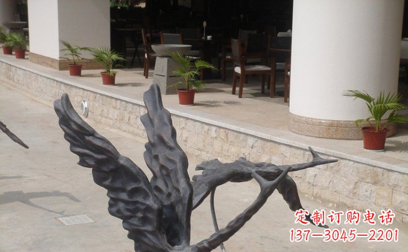 湖北中领雕塑精美大雁铜雕