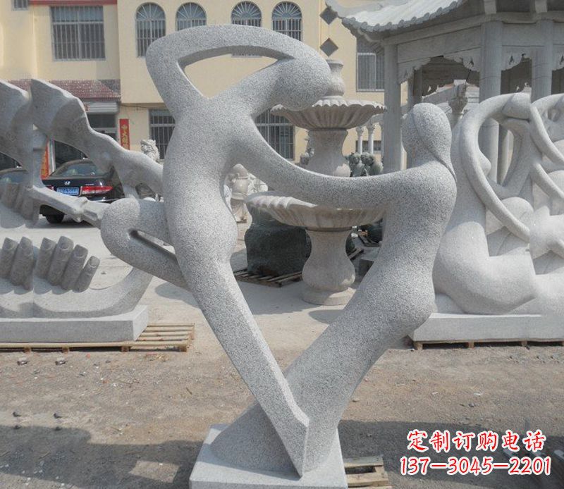 湖北中领雕塑独具匠心的“浪漫幸福·情侣小品雕塑”