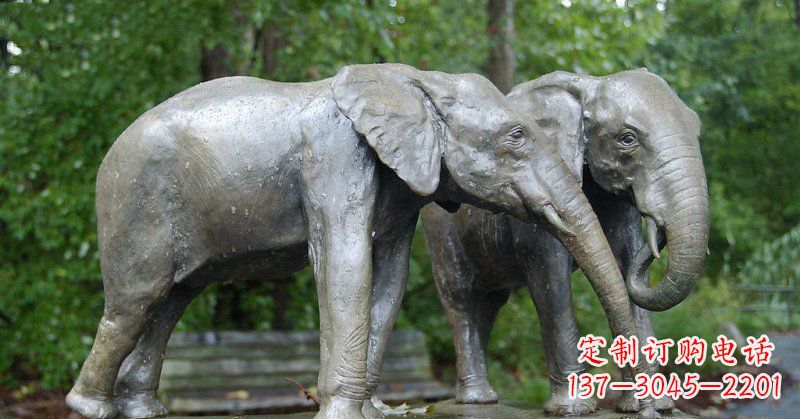 湖北优质大象铜雕