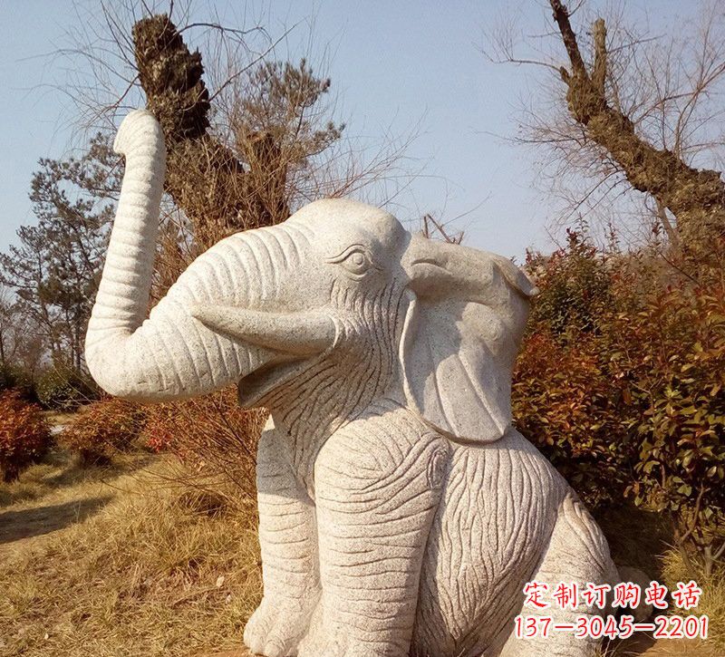 湖北耐候钢大象雕塑