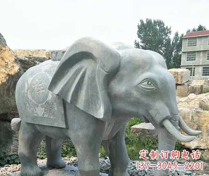 湖北精美大象雕塑,装点你的公园