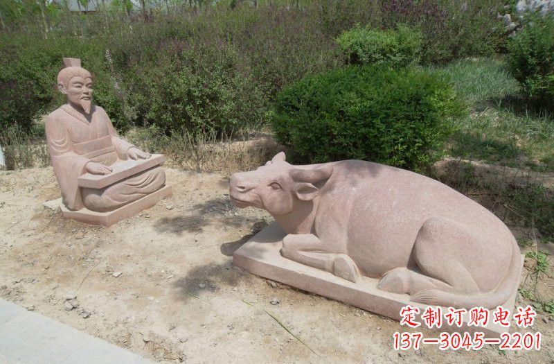 湖北浪漫情怀牛雕塑