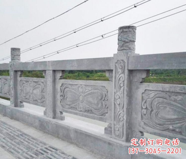 湖北公园仿古石栏板雕塑