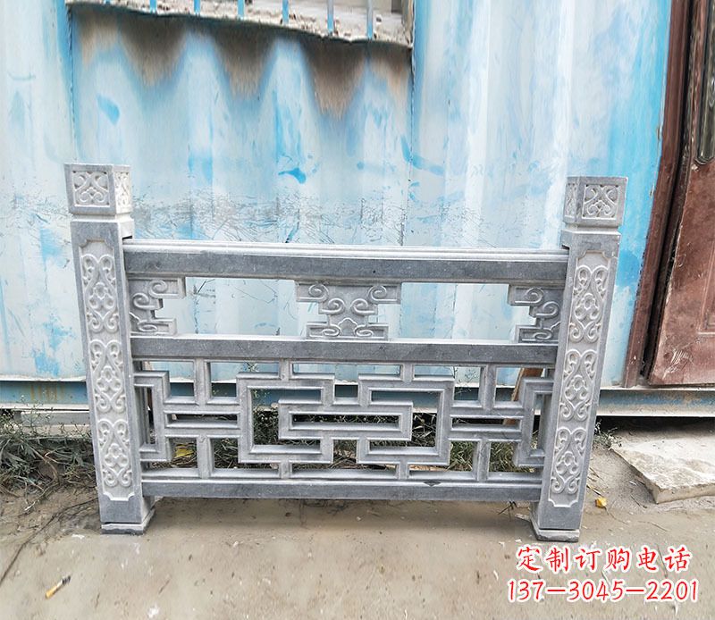 湖北艺术精美的公园仿古石栏板雕刻