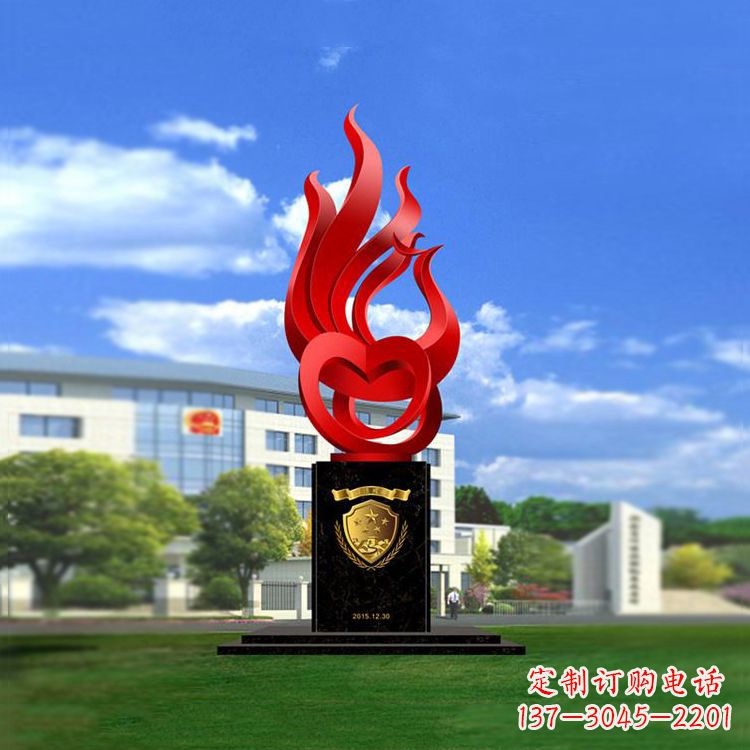 湖北公园凤凰雕塑不锈钢景观雕塑
