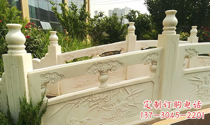 湖北公园汉白玉石拱桥 (3)