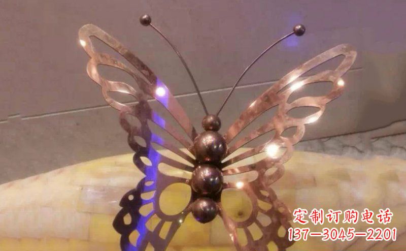 湖北高品质不锈钢蝴蝶雕塑