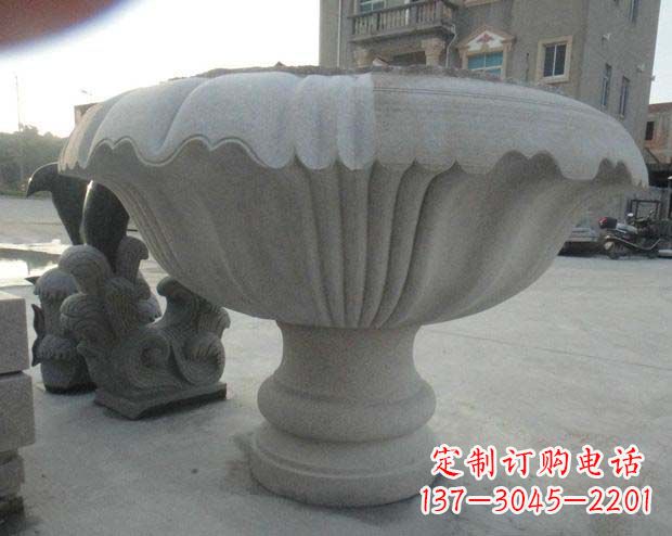 湖北高端大理石花盆雕塑