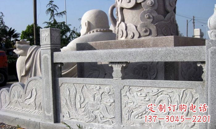 湖北公园景观大理石栏板石雕