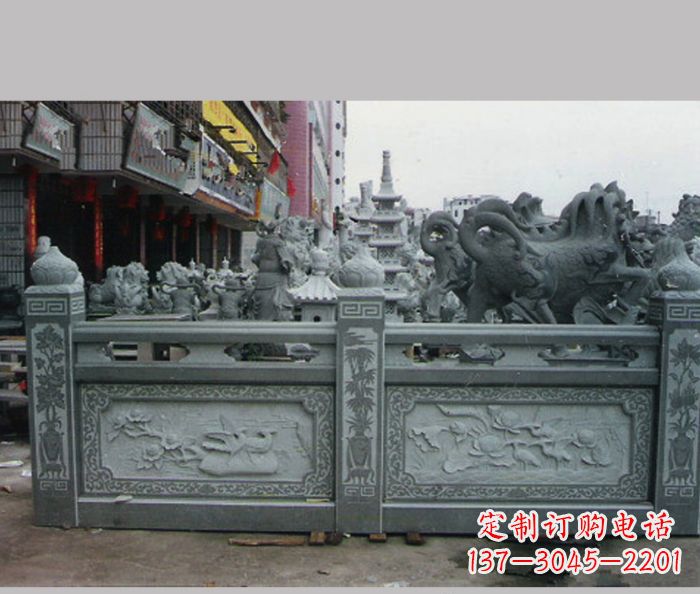 湖北高档仿古石栏板雕塑