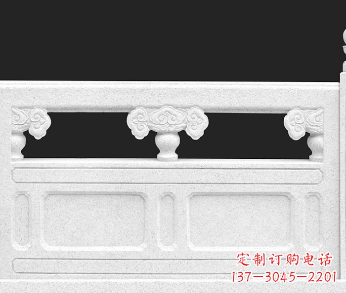 湖北汉白玉石栏板雕塑