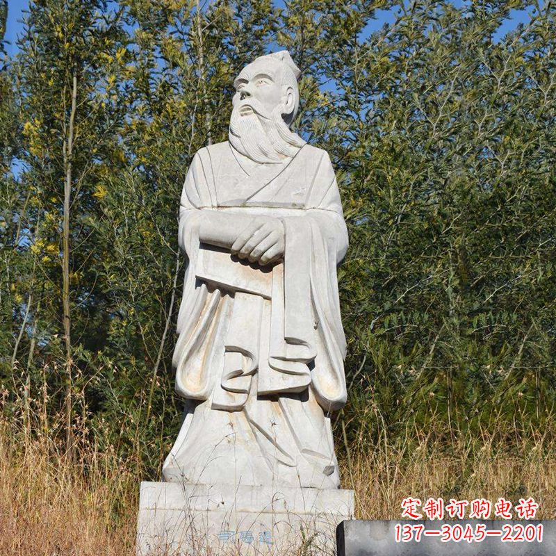 湖北以司马迁石雕塑展现古代名人
