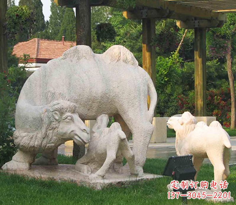 湖北高端定制工艺骆驼雕塑