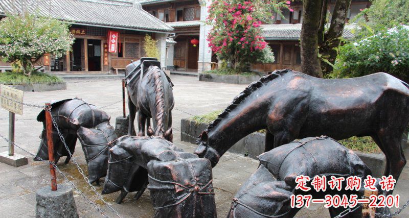湖北中领雕塑定制的铜动物雕塑