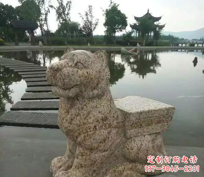 湖北中领雕塑—十二生肖石虎雕塑