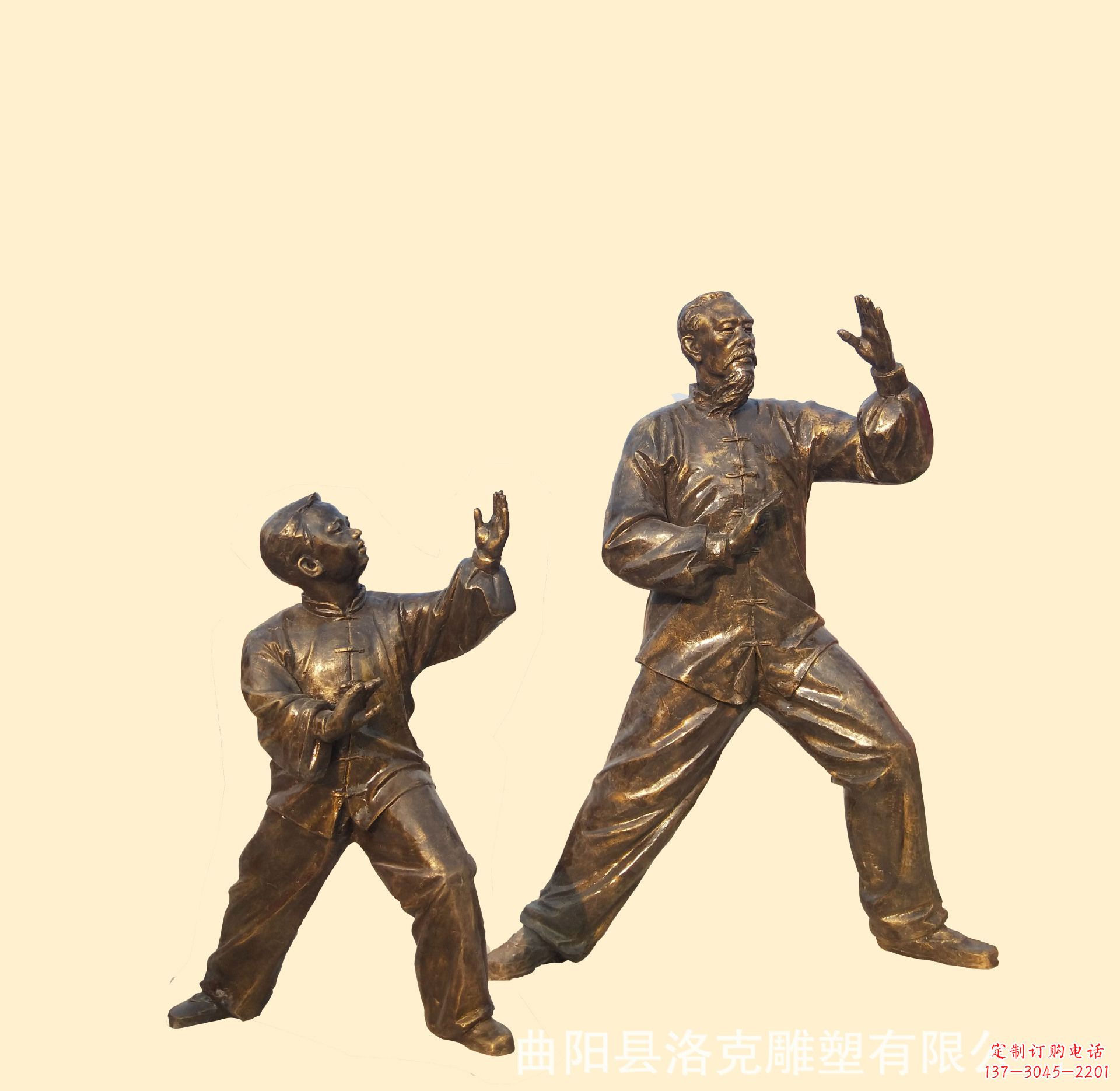 湖北产品名称传统文化太极拳铜雕
